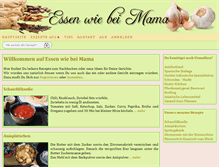 Tablet Screenshot of essen-wie-bei-mama.de